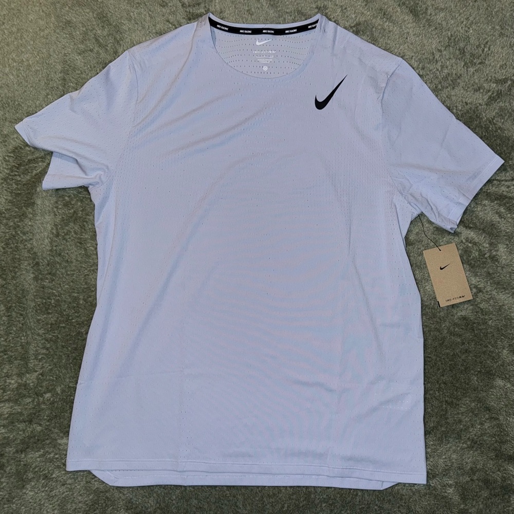 Nike AeroSwift Dri-FIT ADV Short Sleeve Running Top White Large HJ3377-057 NWT